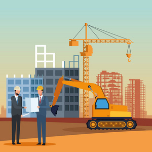 《趣探市政工程 建筑工程師李工的卡通日?！? class=